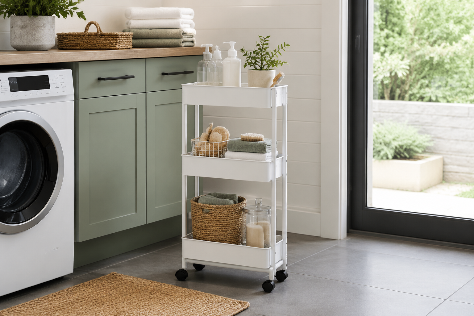 Slim Rolling Cart in use thumbnail